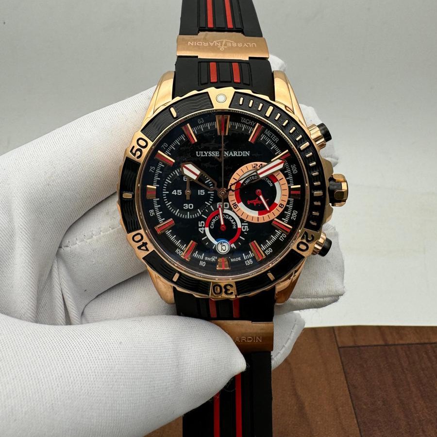 Branded Diver Chronograph Hammerhead Shark Black(Refurbished)
