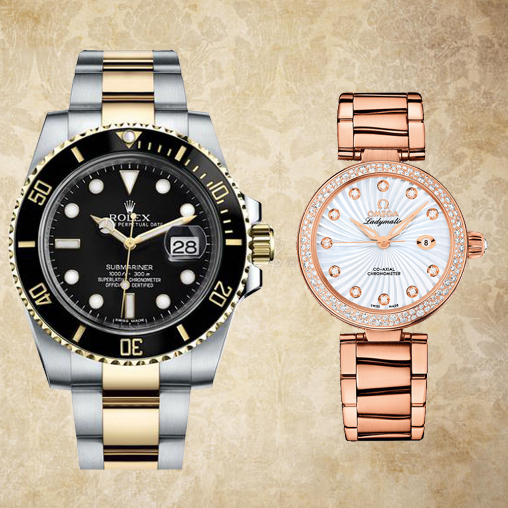 Luxury Watch Classic Couple 1455(Refurbished)